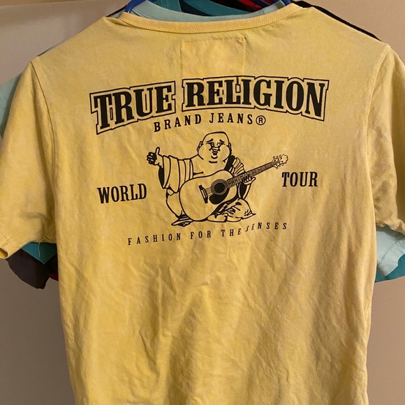 True Religion Other - Blue & Yellow True Religion Tee